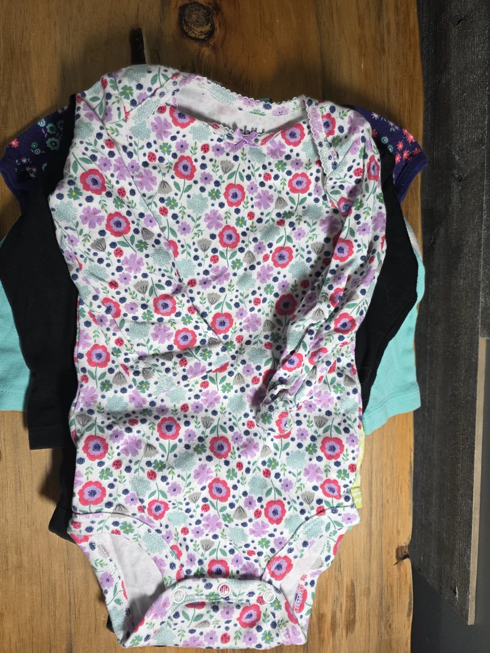 Baby Girl 12M Onsie Bundle